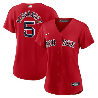 womens nike enrique hernandez red boston red sox alternate 